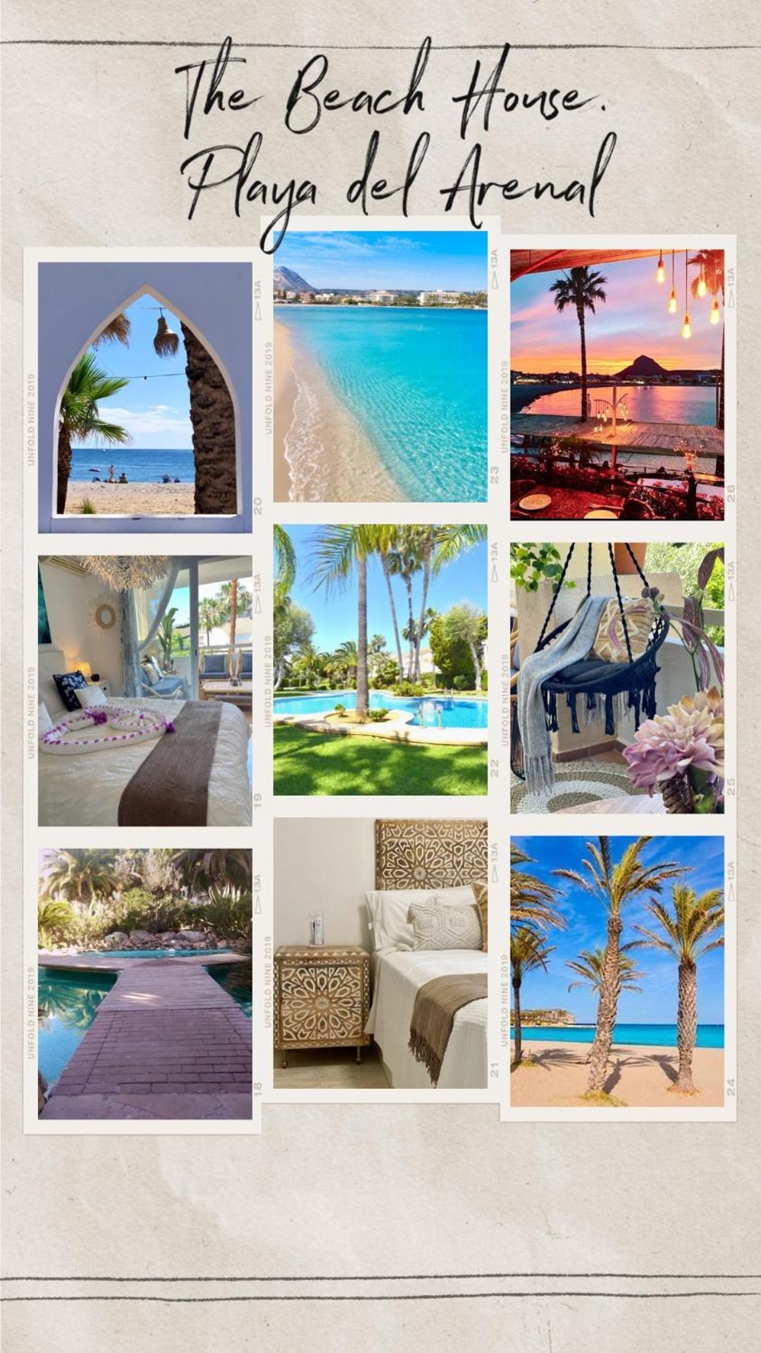 The Beach House Playa Del Arenal Javea - Pool And Garden Steps From The Beach Platja de Larenal Exteriör bild