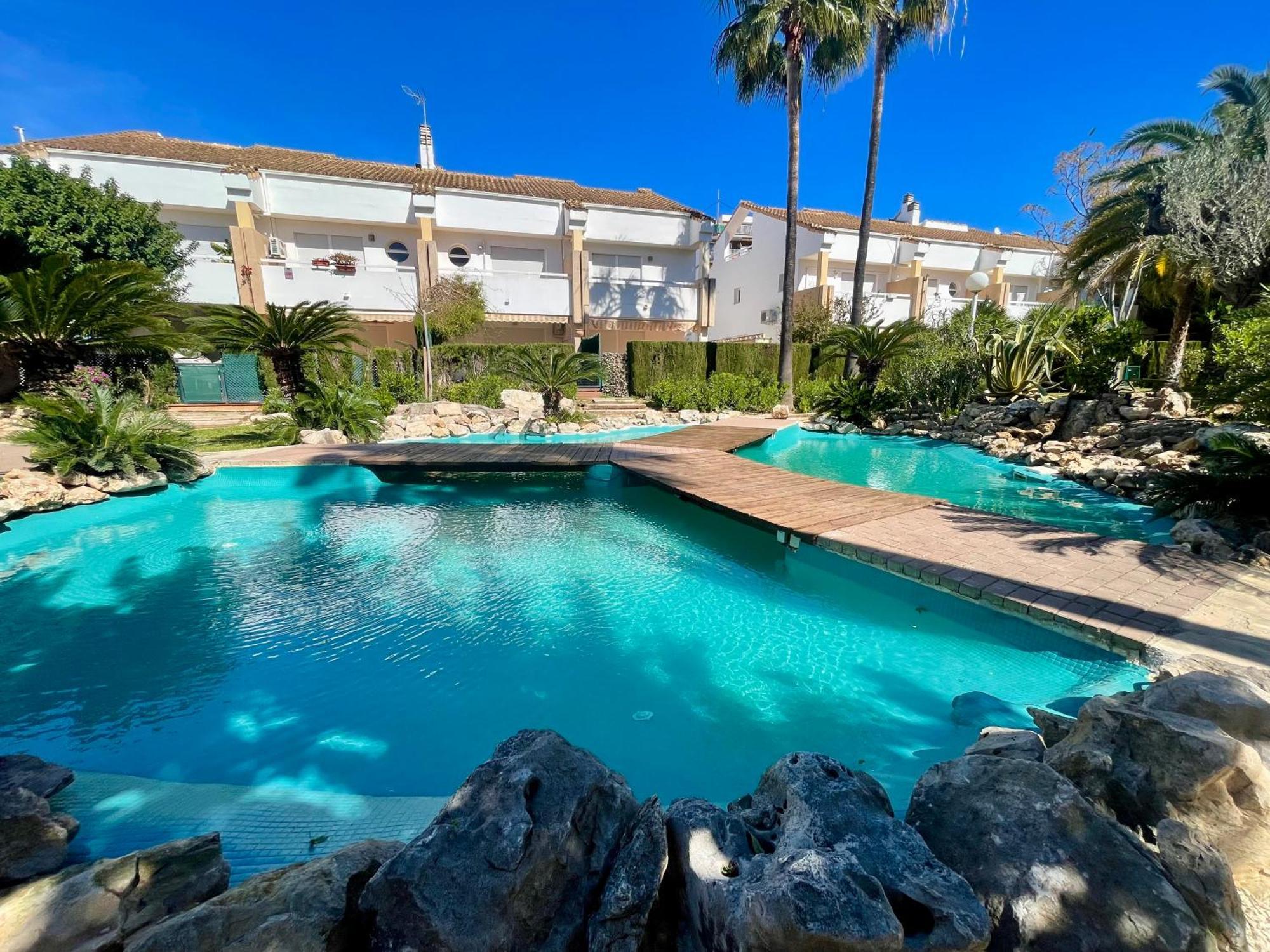 The Beach House Playa Del Arenal Javea - Pool And Garden Steps From The Beach Platja de Larenal Exteriör bild